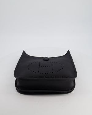 Hermès Evelyne III 29 Bag in Noir Taurillon Clemence Leather with Palladium Hardware