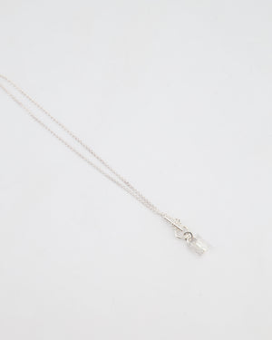 Hermès Palladium Kelly Cadenas Pendant Necklace