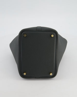 Hermès Picotin Lock 18 Bag in Vert Mangrove Clemence Leather with Permabrass Hardware