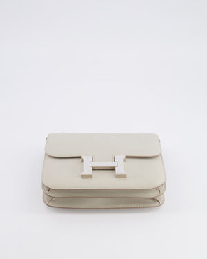 Hermès Constance III 18 Bag in Gris Perle Evercolor Leather with Palladium Hardware