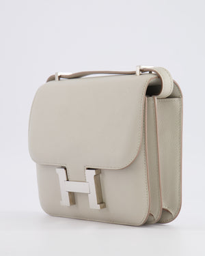 Hermès Constance III 18 Bag in Gris Perle Evercolor Leather with Palladium Hardware