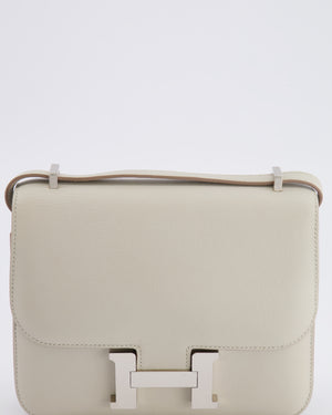 Hermès Constance III 18 Bag in Gris Perle Evercolor Leather with Palladium Hardware