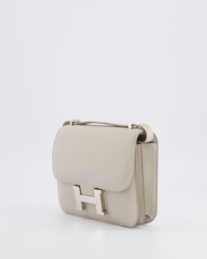 Hermès Constance III 18 Bag in Gris Perle Evercolor Leather with Palladium Hardware