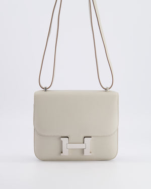 Hermès Constance III 18 Bag in Gris Perle Evercolor Leather with Palladium Hardware