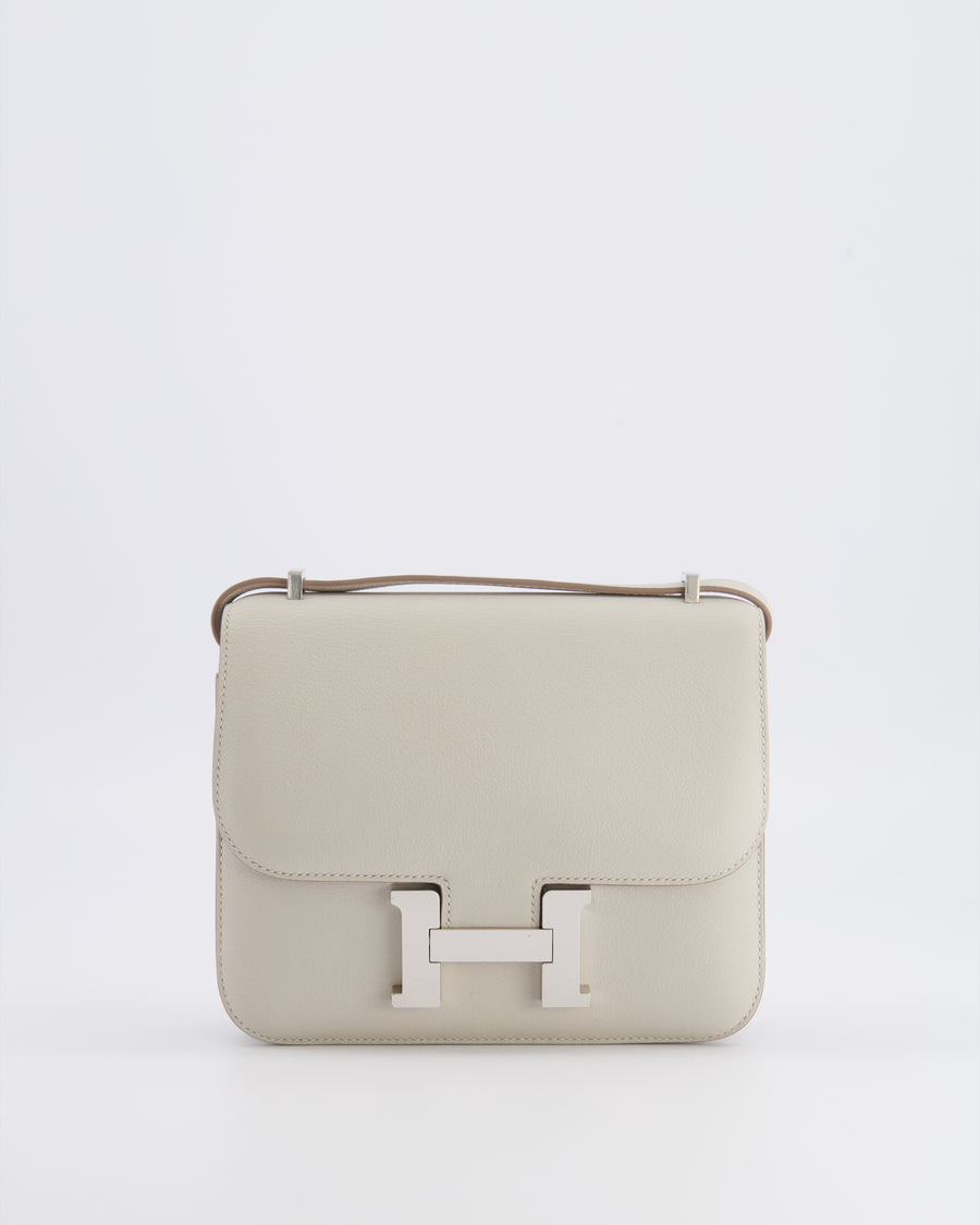Hermès Constance III 18 Bag in Gris Perle Evercolor Leather with Palladium Hardware