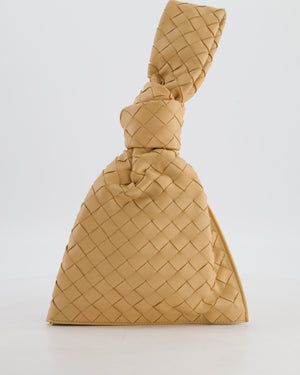 Bottega Veneta The Mini Twist Bag in Beige Intrecciato Nappa Leather