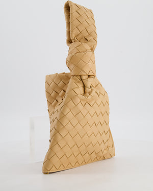 Bottega Veneta The Mini Twist Bag in Beige Intrecciato Nappa Leather