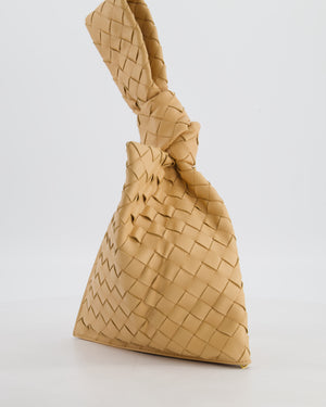 Bottega Veneta The Mini Twist Bag in Beige Intrecciato Nappa Leather