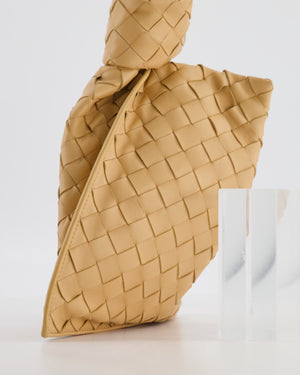Bottega Veneta The Mini Twist Bag in Beige Intrecciato Nappa Leather