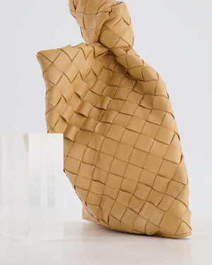 Bottega Veneta The Mini Twist Bag in Beige Intrecciato Nappa Leather