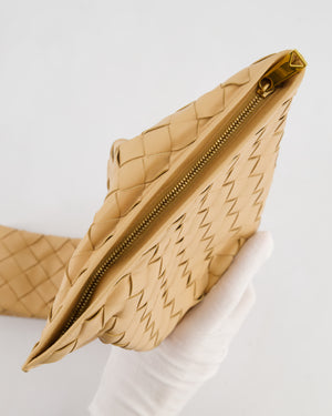 Bottega Veneta The Mini Twist Bag in Beige Intrecciato Nappa Leather