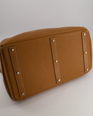 Hermès Haut à Courroies HAC 40 Bag in Gold Togo Leather with Palladium Hardware