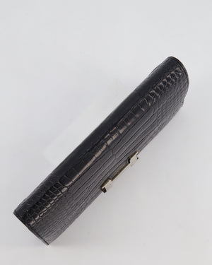 Hermès Constance Wallet in Noir Alligator with Palladium Hardware