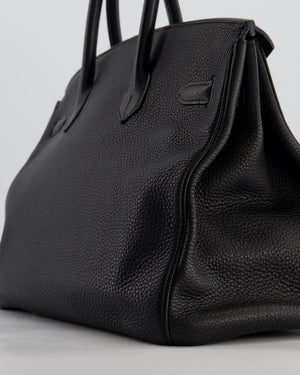 Hermès Birkin 35cm Retourne Bag in Black Togo Leather with Gold Hardware