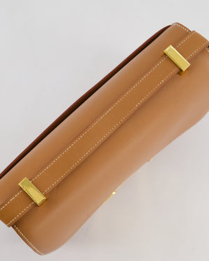 *COLLECTORS PIECE* Hermès Vintage Constance 23 in Vache Naturel Leather with Gold Hardware