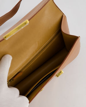 *COLLECTORS PIECE* Hermès Vintage Constance 23 in Vache Naturel Leather with Gold Hardware