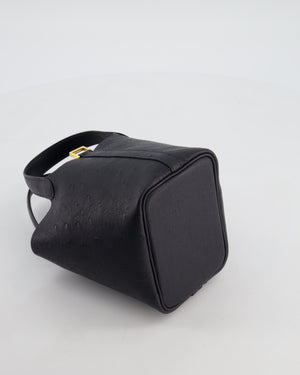 *SUPER RARE* Hermès Micro Picotin 14 in Caban Ostrich Leather with Gold Hardware