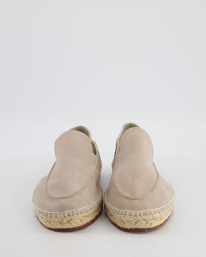 Loro Piana Menswear Beige Seaside Walk Espadrilles Size EU 46