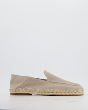 Loro Piana Menswear Beige Seaside Walk Espadrilles Size EU 46