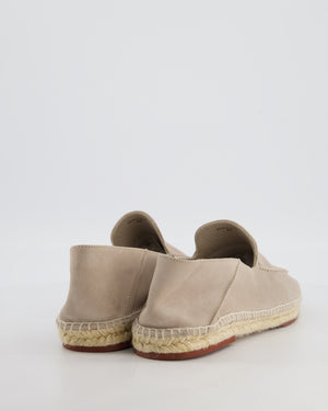 Loro Piana Menswear Beige Seaside Walk Espadrilles Size EU 46
