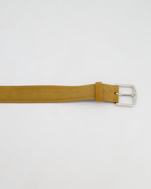 Loro Piana Menswear Beige Suede Belt Size 105cm