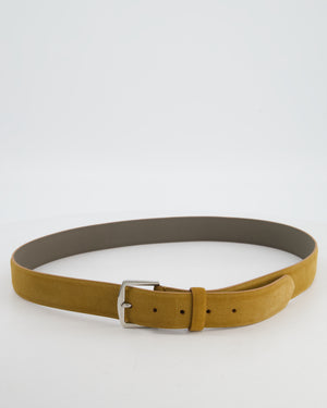 Loro Piana Menswear Beige Suede Belt Size 105cm