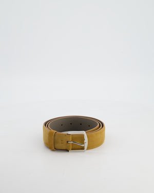 Loro Piana Menswear Beige Suede Belt Size 105cm