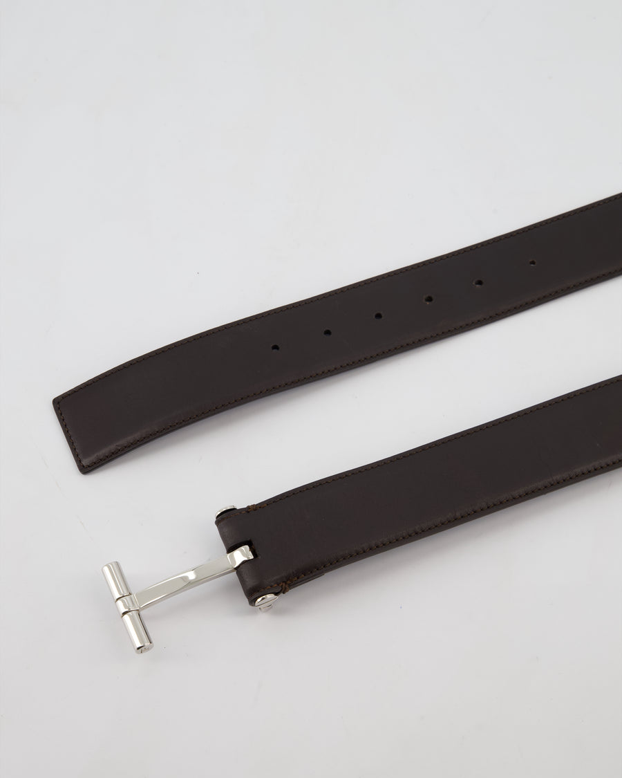 Tom Ford Menswear Brown Leather Belt Size 105cm