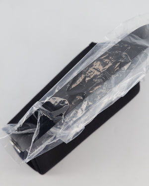 *HOT & RARE* Hermès Mini Herbag Zip 20 Bag in Noir Vache Hunter Leather & Noir Viking Canvas with Palladium Hardware