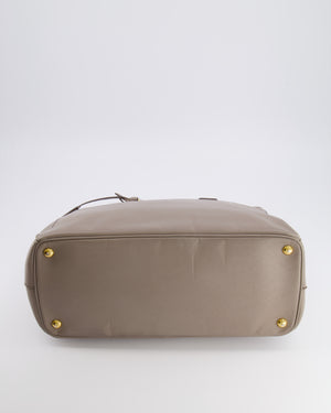 Prada Taupe Large Galleria Bag in Saffiano Leather with Gold Hardware RRP £3,700