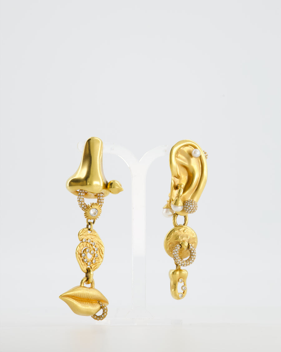 Schiaparelli Anatomic Gold Bijoux Earrings RRP £1,800