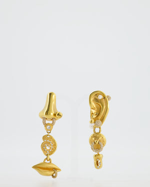Schiaparelli Anatomic Gold Bijoux Earrings RRP £1,800