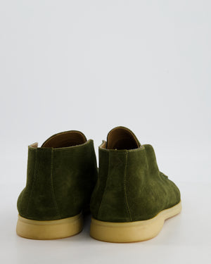 Loro Piana Menswear Open Walk in Khaki Suede Size EU 46