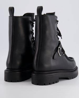 Hermès Black Land Ankle Boots in Calfskin Leather Size EU 38.5 RRP £1,980