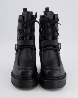 Hermès Black Land Ankle Boots in Calfskin Leather Size EU 38.5 RRP £1,980