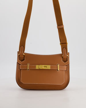 *RARE* Hermès Mini Jypsiere Bag in Gold Evercolour Leather with Gold Hardware