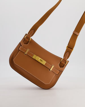 *RARE* Hermès Mini Jypsiere Bag in Gold Evercolour Leather with Gold Hardware