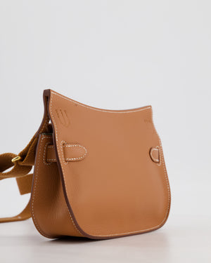 *RARE* Hermès Mini Jypsiere Bag in Gold Evercolour Leather with Gold Hardware