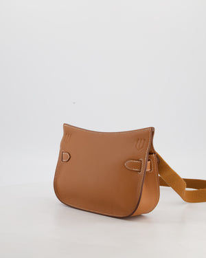 *RARE* Hermès Mini Jypsiere Bag in Gold Evercolour Leather with Gold Hardware