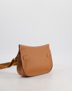 *RARE* Hermès Mini Jypsiere Bag in Gold Evercolour Leather with Gold Hardware