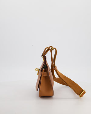 *RARE* Hermès Mini Jypsiere Bag in Gold Evercolour Leather with Gold Hardware