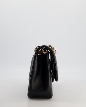 Chanel Classic Jumbo Double Flap Bag in Black Lambskin Leather with Gold Hardware