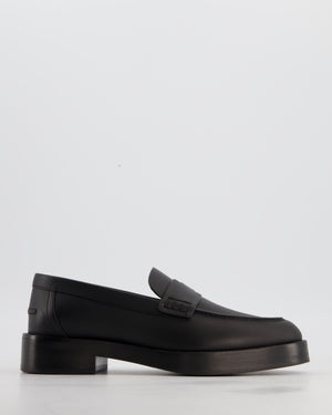 Hermès Ivy Loafers in Black Calfskin Leather Size EU 37