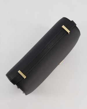*RARE* Hermès Mini Constance III Mirror 18 Bag in Noir Epsom Leather with Brushed Permabrass Hardware