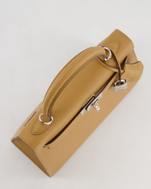 Hermès Kelly 25 Sellier Bag in Biscuit Epsom Leather with Palladium Hardware