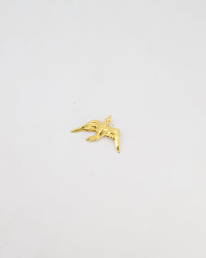 Schiaparelli Gold Small & Medium Dove Brooch Set