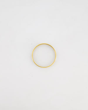 Hermès Enamel Postage Stamp Bangle Bracelet in Ciel & Noir with Gold Hardware