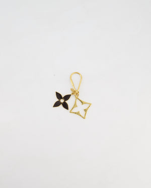 Louis Vuitton Gold Puzzle Bag Charm with Logo Detail