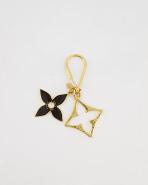 Louis Vuitton Gold Puzzle Bag Charm with Logo Detail