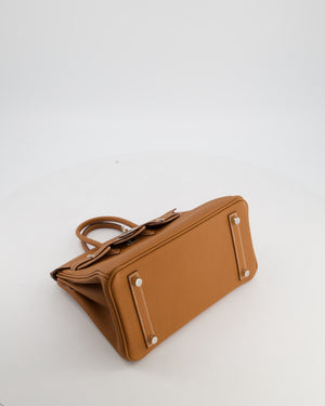 Hermès Birkin 25 Retourne Gold Togo Leather with Palladium Hardware